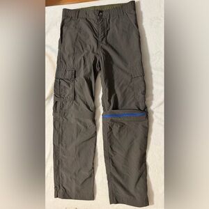 REI Boys Convertible Cargo Pants - Charcoal